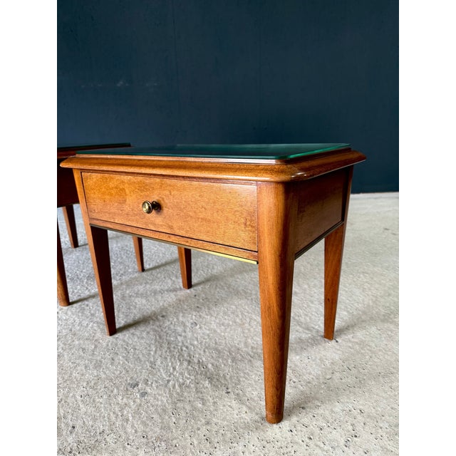 Mid-Century Bedside Cabinets, Italy, 1950s, Set of 2 For Sale - Image 15 of 18