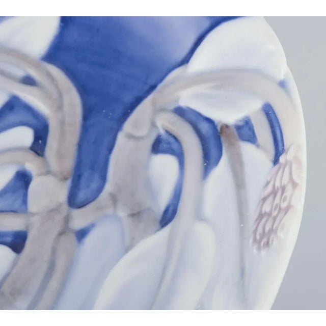 Art Nouveau Porcelain Bowl by Effie Hegermann-Lindencrone for Bing & Grondahl For Sale - Image 4 of 6