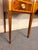Late 20th Century Hepplewhite Style Mahogany Console Sideboard With Satinwood Inlay, Circa 1990 For Sale - Image 10 of 12