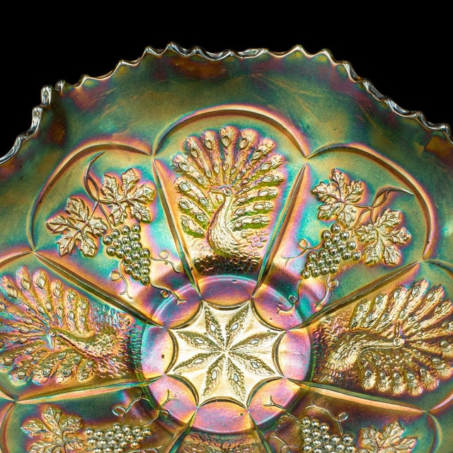 1970 Small Vintage Lustre Dish For Sale - Image 12 of 12