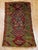 Antique Turkish Oushak Area Rug, Handwoven Wool, Geometric, Green & Red, 2' x 3' For Sale - Image 4 of 11