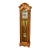 Howard Miller Oak Grandfather Clock Moon Dial Triple Chime Floor Tall Case For Sale