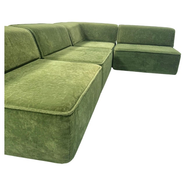 Vintage Trio Sofa in Green Teddy Fabric from Cor, 1970s, Set of 4, in Very Good conditions. Designed 1970 to 1979 I have...