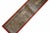 Metal Antique Textile Small Scatter Size Silk & Metallic Thread Brown Earth Tone, Red For Sale - Image 7 of 7
