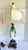Antique Victorian Revival Hand-Painted Floral Glass Table Lamp With Dolphin Supports For Sale - Image 11 of 12