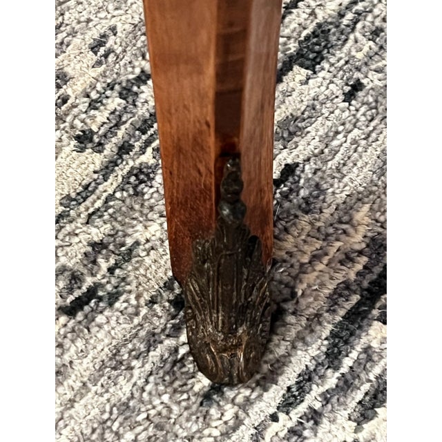 Wood Inlaid French Marquetry Cabinet With Details - Mid 20th Century For Sale - Image 7 of 11