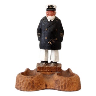 Mid-Century Nautical Pipe Holder For Sale