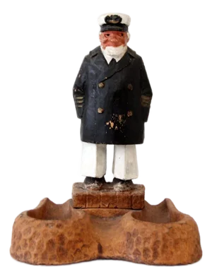Mid-Century Nautical Pipe Holder