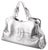 Cartier Top Handle Handbag in Silver Cowhide Leather This Cartier beauty arrives in a gorgeous shape and design. It has an...