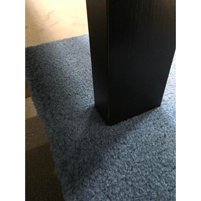 1970s Brutalist Black Stained Oak Buffet For Sale - Image 13 of 14