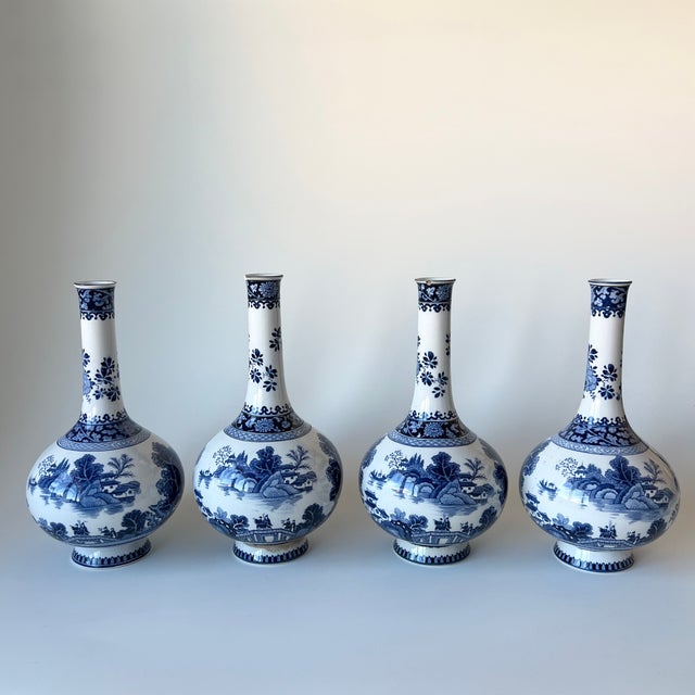 Antique Real Willow Vases by Booths, 1905, Set of 4 For Sale - Image 14 of 14