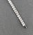 Early 21st Century 12.15 Ct Oval Cut Diamond Tennis Bracelet For Sale - Image 5 of 8