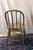 Farmhouse Spindle Antiqued Gold Painted Chair From the Early 1900s For Sale - Image 3 of 14