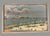 Paint Vintage Country Seaside Landscape Oil Painting on Board Long Beach Island Nj For Sale - Image 7 of 12