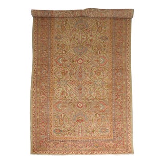 Large Antique Mahal Rug - 8'4" x 16'3" For Sale