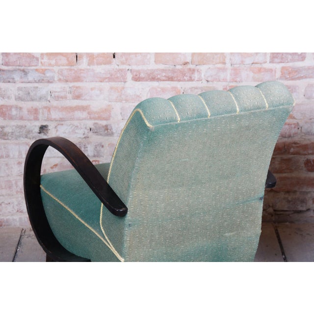 Set of Vintage Art Deco Armchairs by Jindrich Halabala for Up Zavody, 1930s For Sale - Image 4 of 9