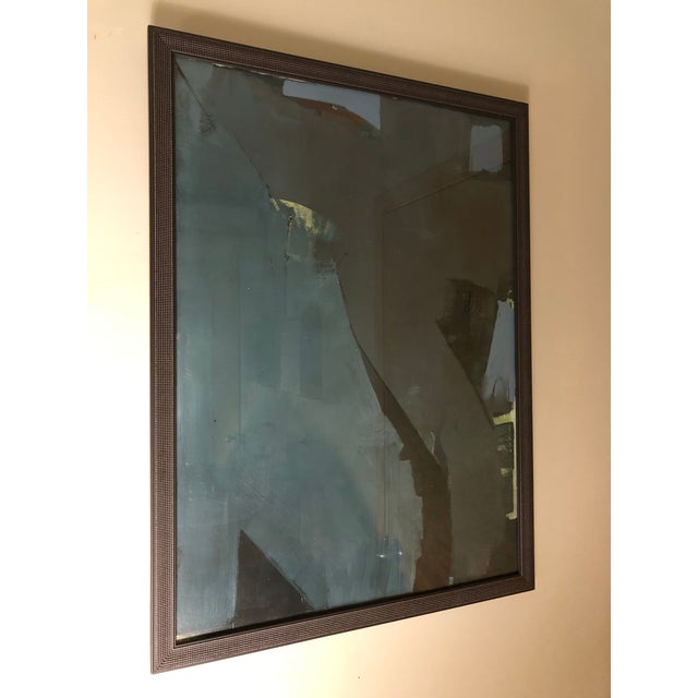 Glass Mid 20th Century An Acrylic and Oil Painting by Veronica Benning For Sale - Image 7 of 7