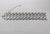 1970s Vintage 1973 Signed Monet Rhodium Plated Openwork Link Primavera Bracelet For Sale - Image 5 of 8