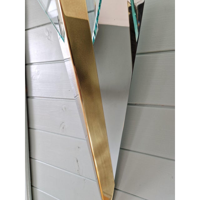 Large Triangular Wall Sconces in Brass and Chrome by J. T. Kalmar for J.T. Kalmar, 1970s, Set of 2 For Sale - Image 17 of 18