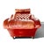 Wood George Smith Aspinall Leather Chaise For Sale - Image 7 of 9