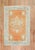 Antique Zabihi Collection Oushak Orange Floral Scatter Rug - 3'7" x 4'10" For Sale In New York - Image 6 of 8