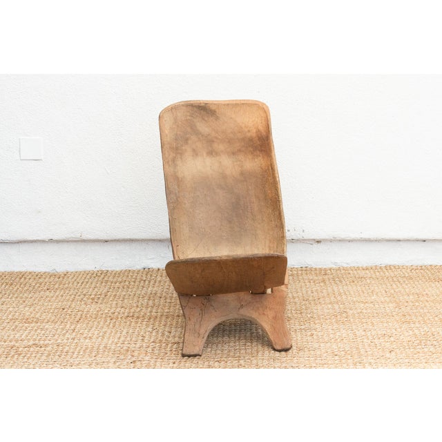 Tribal Tribal Senufo Rustic Style Folding Chair For Sale - Image 3 of 8