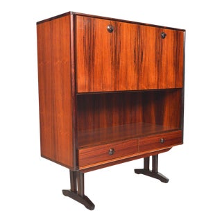 Danish Modern Tall Rosewood Bar For Sale