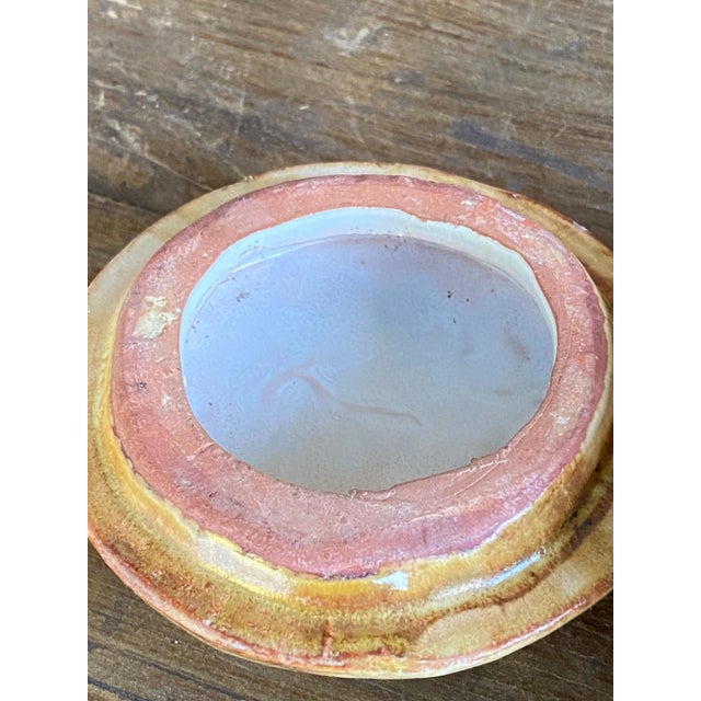 Box in Ceramic with Floral Decoration Pattern For Sale - Image 10 of 14