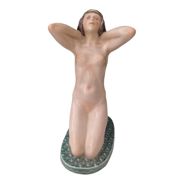 Ceramic Female Nude by Karl Ens Volkstedt, 1920s For Sale - Image 7 of 7