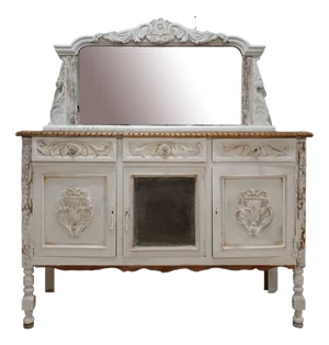 French Provincial Sideboard with Mirror