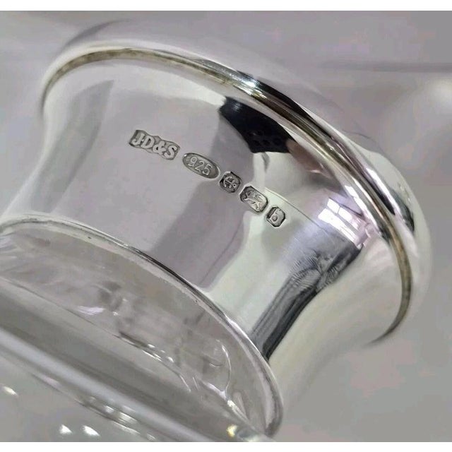 Sterling Silver Mounted Crystal Decanter, 2001 For Sale - Image 18 of 18