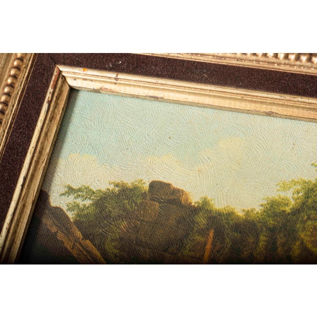 Vintage Old World Architectural Ruins Prints After Hubert Robert in Ornate Gilt Frames, Pair For Sale - Image 11 of 18