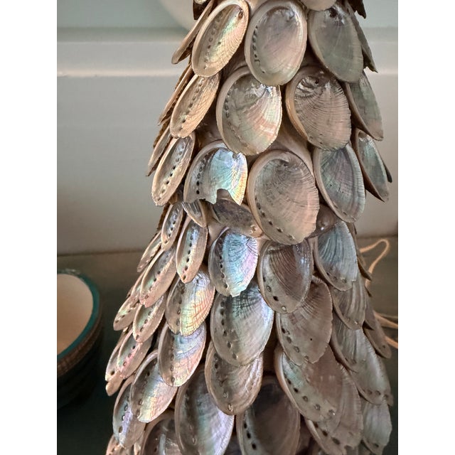 Large Abalone Shell Decorative Tree Sculpture, 17” For Sale In Las Vegas - Image 6 of 13