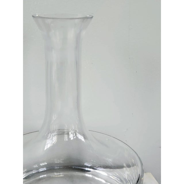 1960s 1960s Mid Century English Glass Decanter For Sale - Image 5 of 12