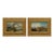 Late 19th Century Pair of European Castle Landscape Paintings by M. Day For Sale