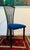 Costantini Design Dining Chair Highback Italian Style in Blue For Sale - Image 4 of 8