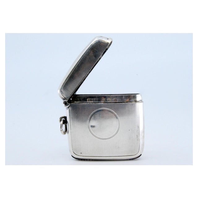 Silver Matchbox with Engravings For Sale - Image 6 of 11