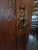 Chestnut Arts & Crafts Liberty Style Oak Mission Armoire Hand Hammered Copper Accents For Sale - Image 8 of 13