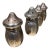 Vintage Vincent Lollo Sterling Silver Salt & Pepper Shakers Set of 4 For Sale