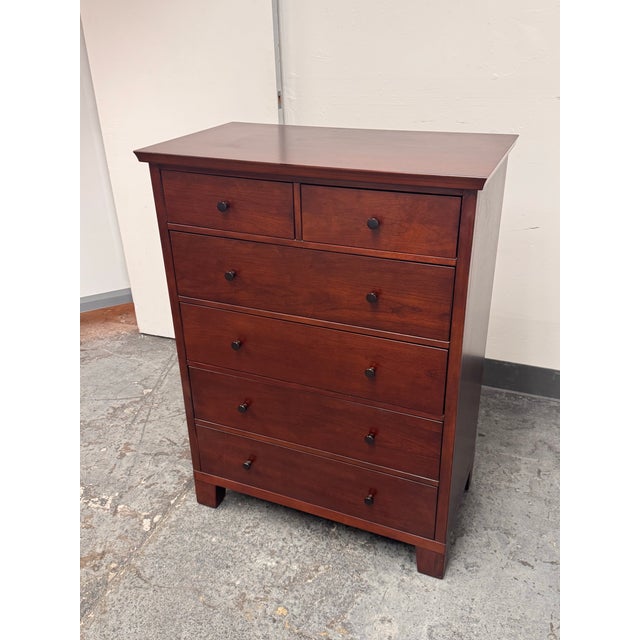 Contemporary Pottery Barn Valencia Tall Dresser For Sale - Image 3 of 14