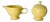 Fiesta Ware Yellow Sugar & Creamer Set Old Marks For Sale