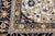 1980s Hand-Knotted Persian Silk Qum Rug 3'6" X 6' For Sale - Image 9 of 12