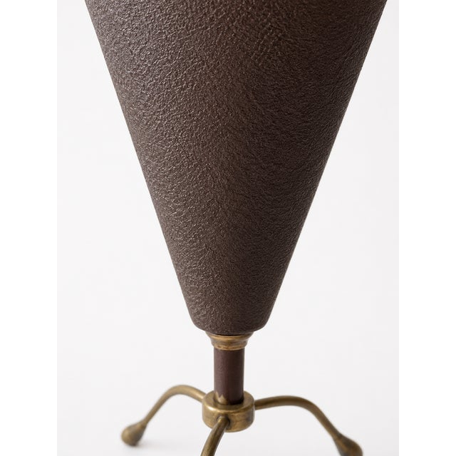 1950s Mid-Century Modern Italian Tripod TV Table Lamp in the style of Stilnovo, 1950s For Sale - Image 5 of 10