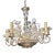 1930’s French Bagues Silver Leaf Chandelier For Sale