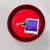 Italian Red Floor-to-Ceiling Lamp Parentesi by Achille Castiglioni and Pio Manzù for Flos, 1970s For Sale - Image 15 of 16