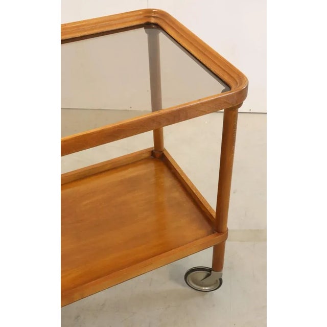 Vintage Trolley in Wood For Sale - Image 9 of 10