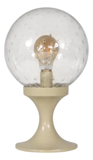Space Age Mid Century Ball Top Table Lamp After Bill Curry C. 1970's