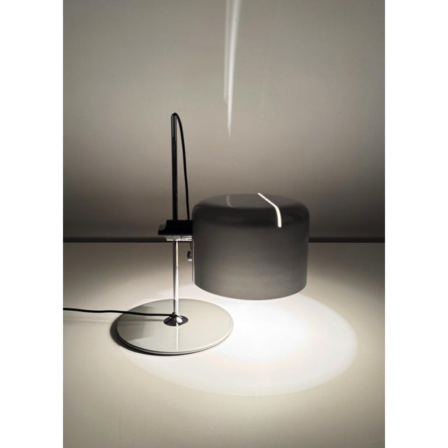 Vintage Italian Coupé Table Lamp by Joe Colombo for Oluce, 1970s For Sale - Image 12 of 14