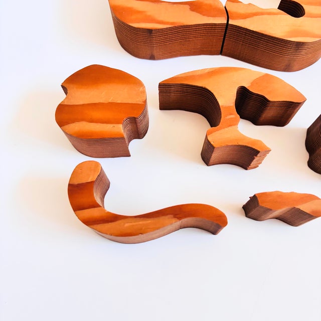 Vintage Wood Cat Toy Puzzle For Sale - Image 12 of 14