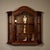 Mid-Century Modern Mahogany Wall-Mounted Display Cabinet, Denmark, 1950s For Sale - Image 3 of 6
